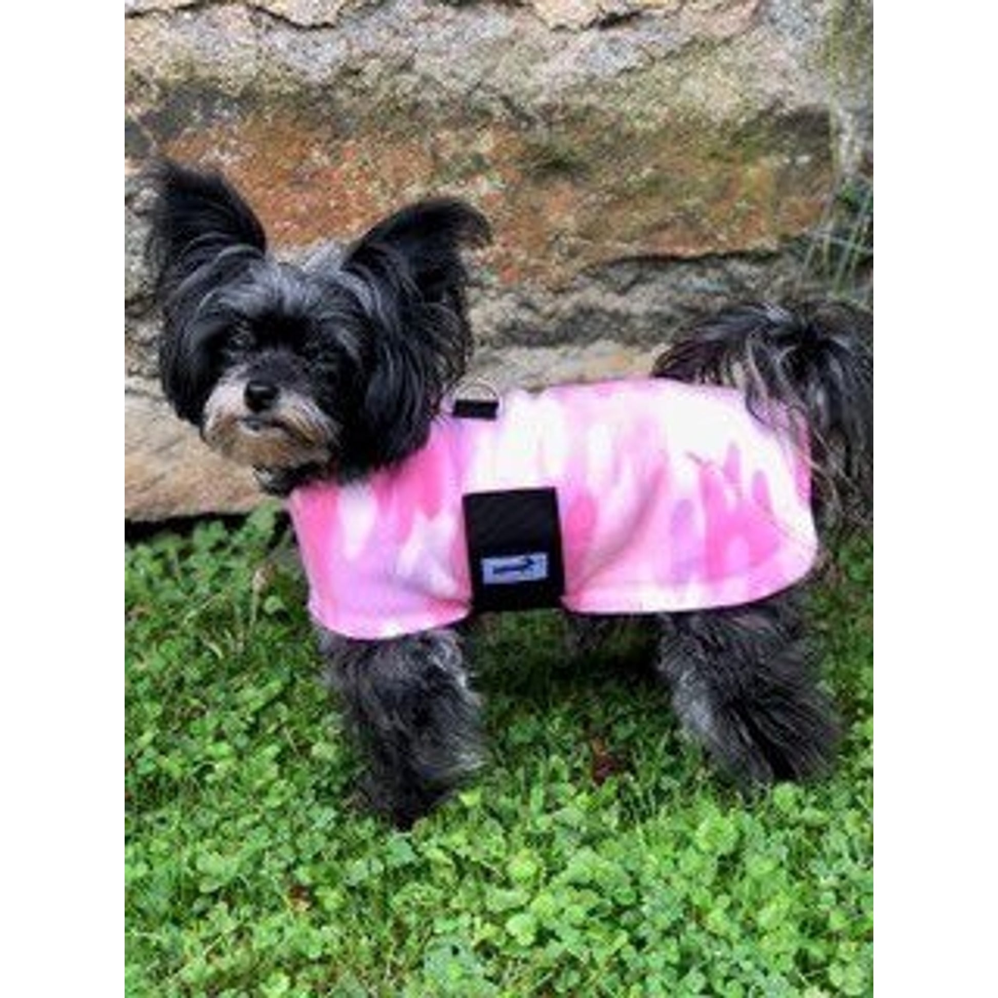 Snugpups Pink Camo Fleece Dog Coat
