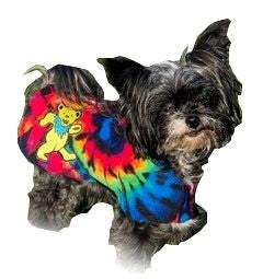 Snugpups Hippie Grateful Dead Dog Coat