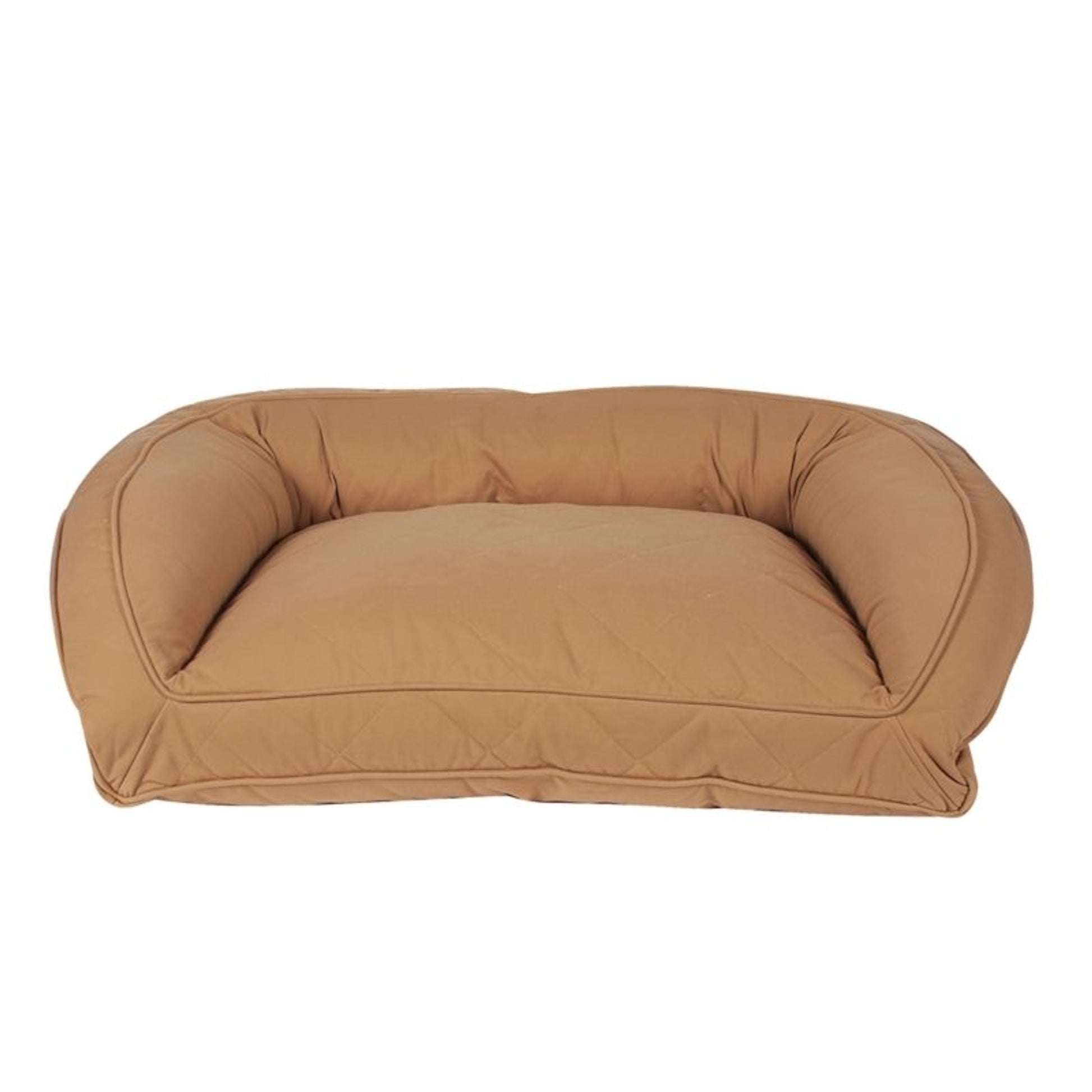 Carolina Pet Saddle Quilted Bolster Dog Bed