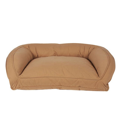 Carolina Pet Saddle Quilted Bolster Dog Bed