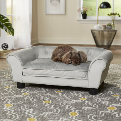 Enchanted Home Pet Charlotte Gray Pet Sofa