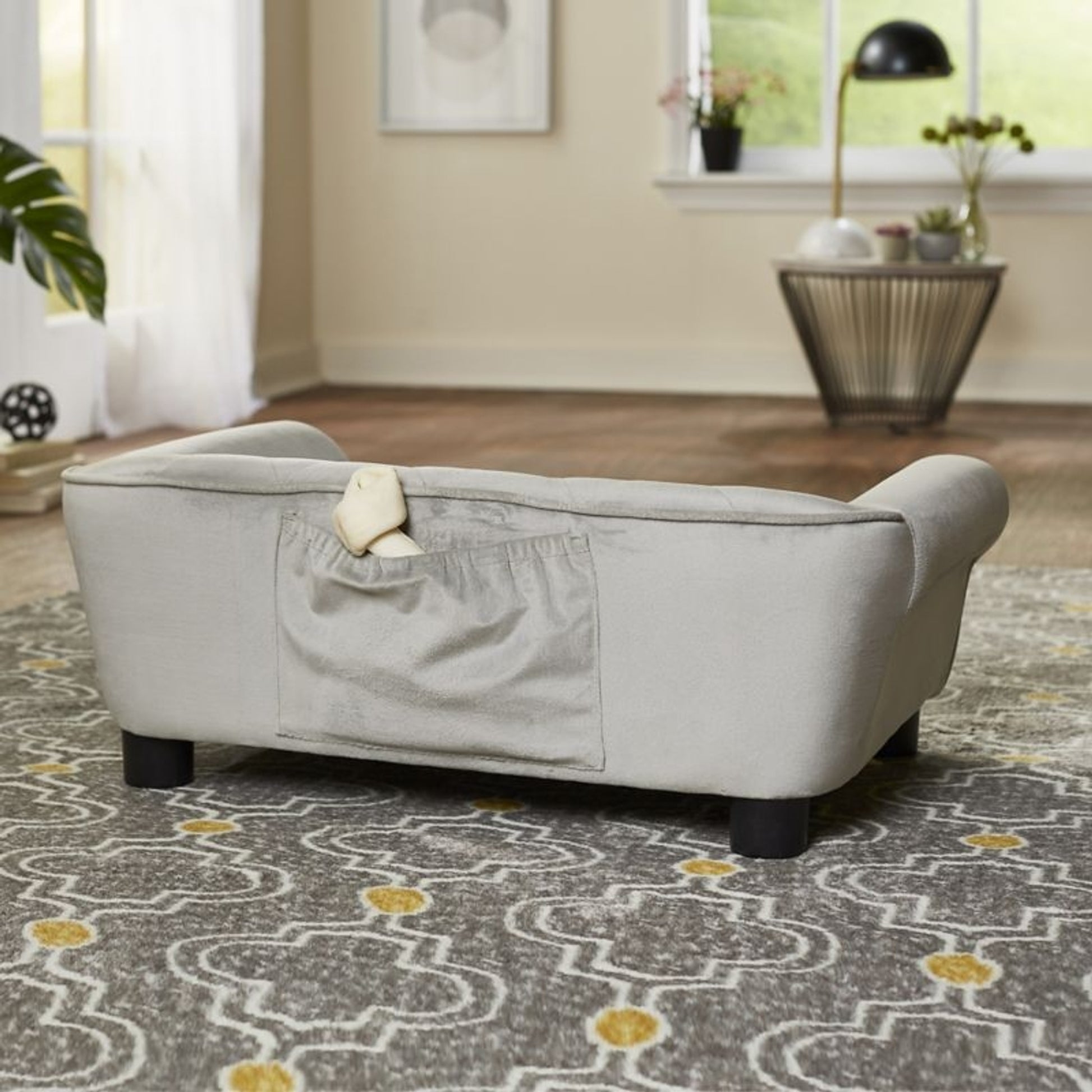 Enchanted Home Pet Charlotte Gray Pet Sofa