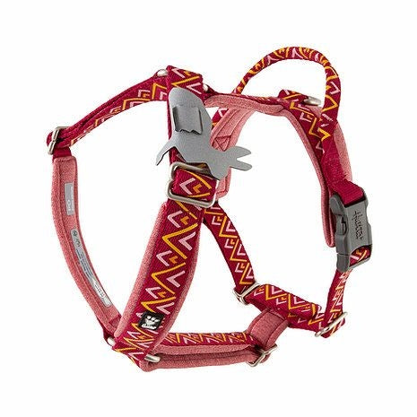 Hurtta Razzle Dazzle Beetroot Y Dog Harness