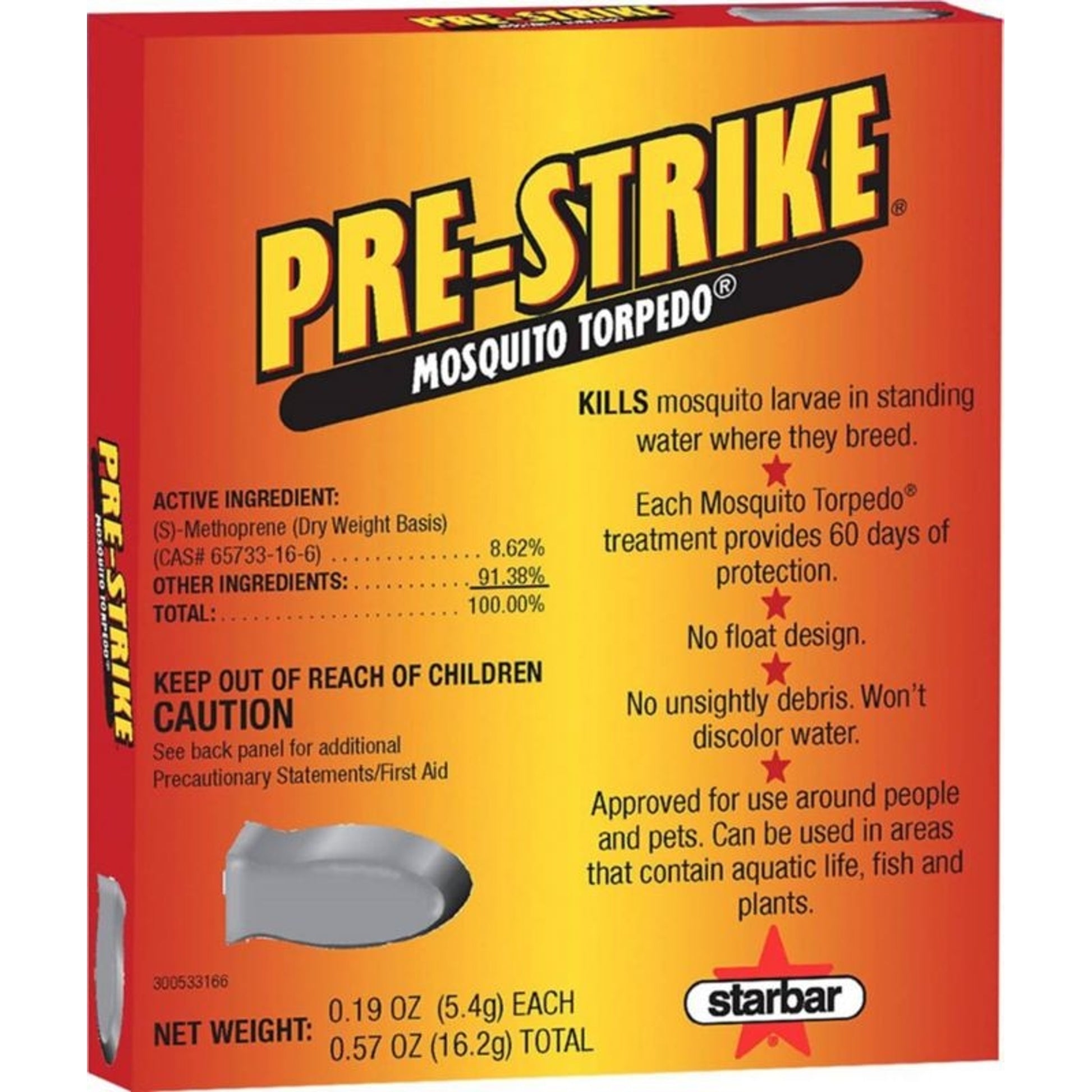 Starbar Pre Strike Mosquito Torpedo 0.57 Oz
