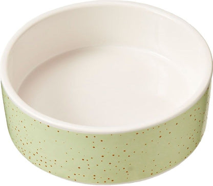 Spot Stoneware Dog Dish