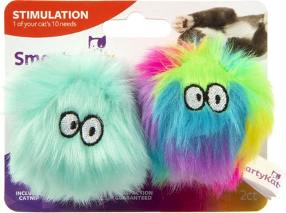 Smartykat Fuzzy Friends Catnip Ball Cat Toys