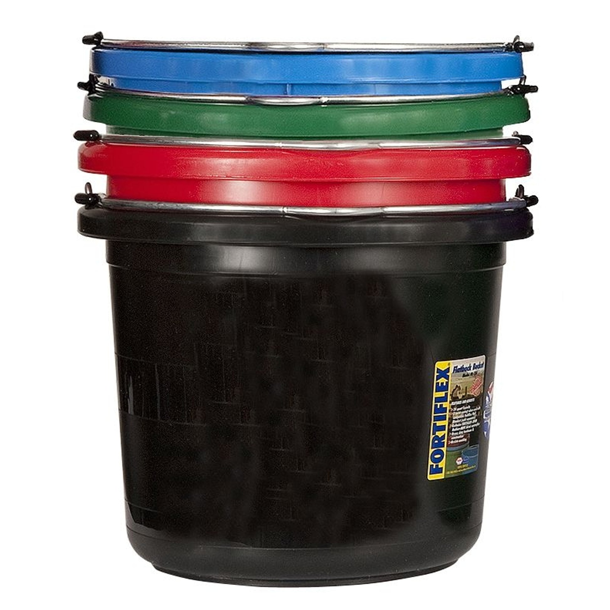 Flat Back Bucket Fb-120 20qt Blue