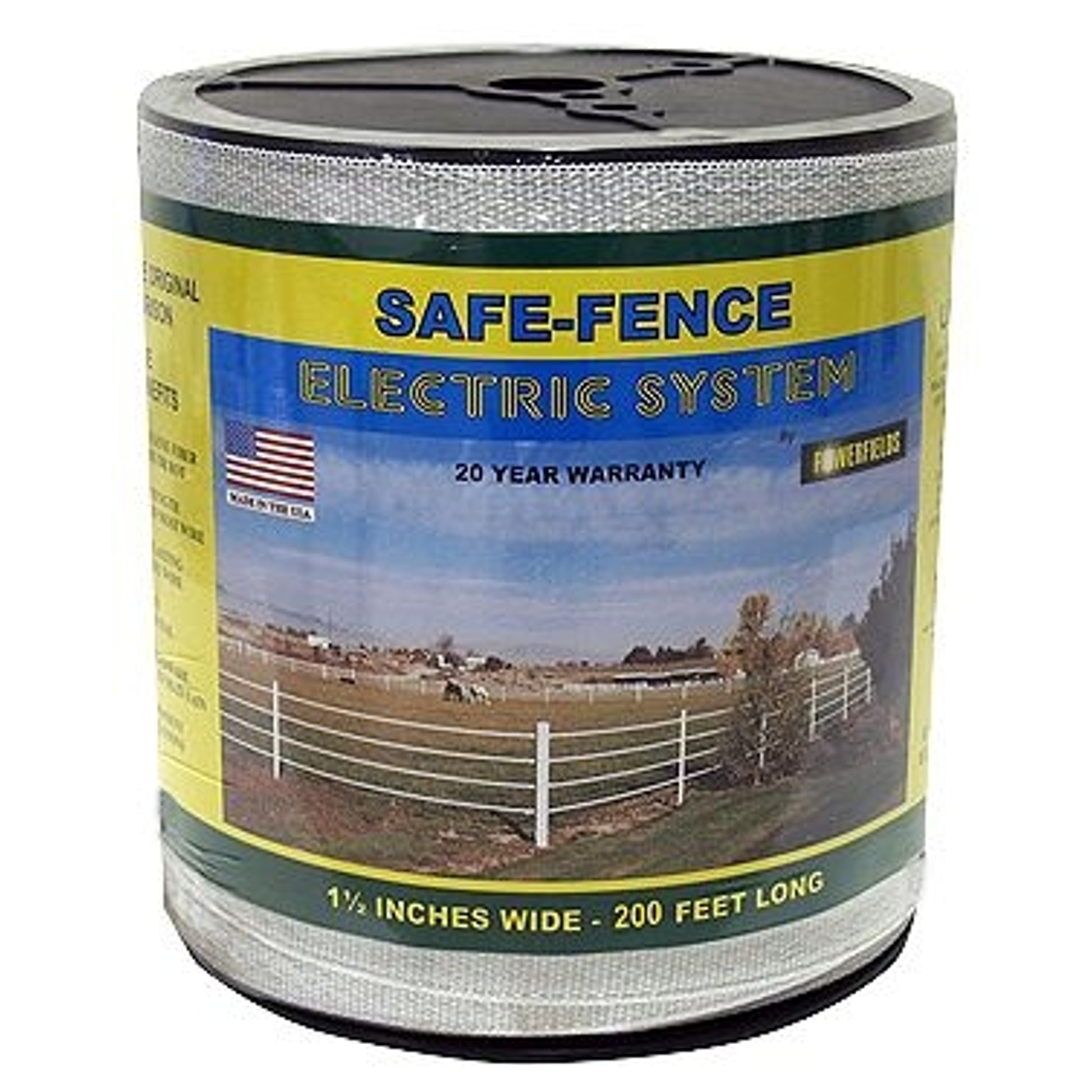 Safe Fence 1 1/2in Wide Poly Tape 200 Ft