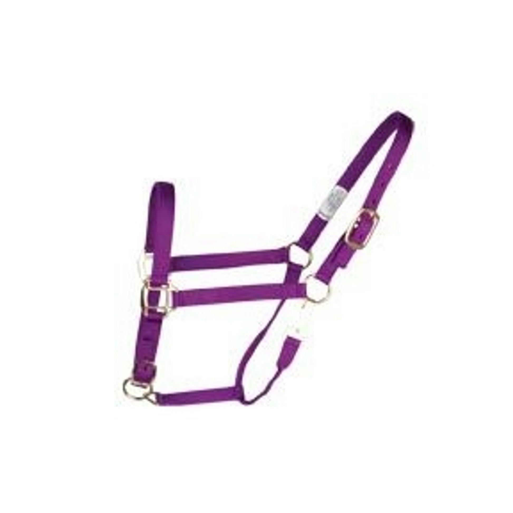 Deluxe 3-Ply Adjustable Nylon Halter with Snap