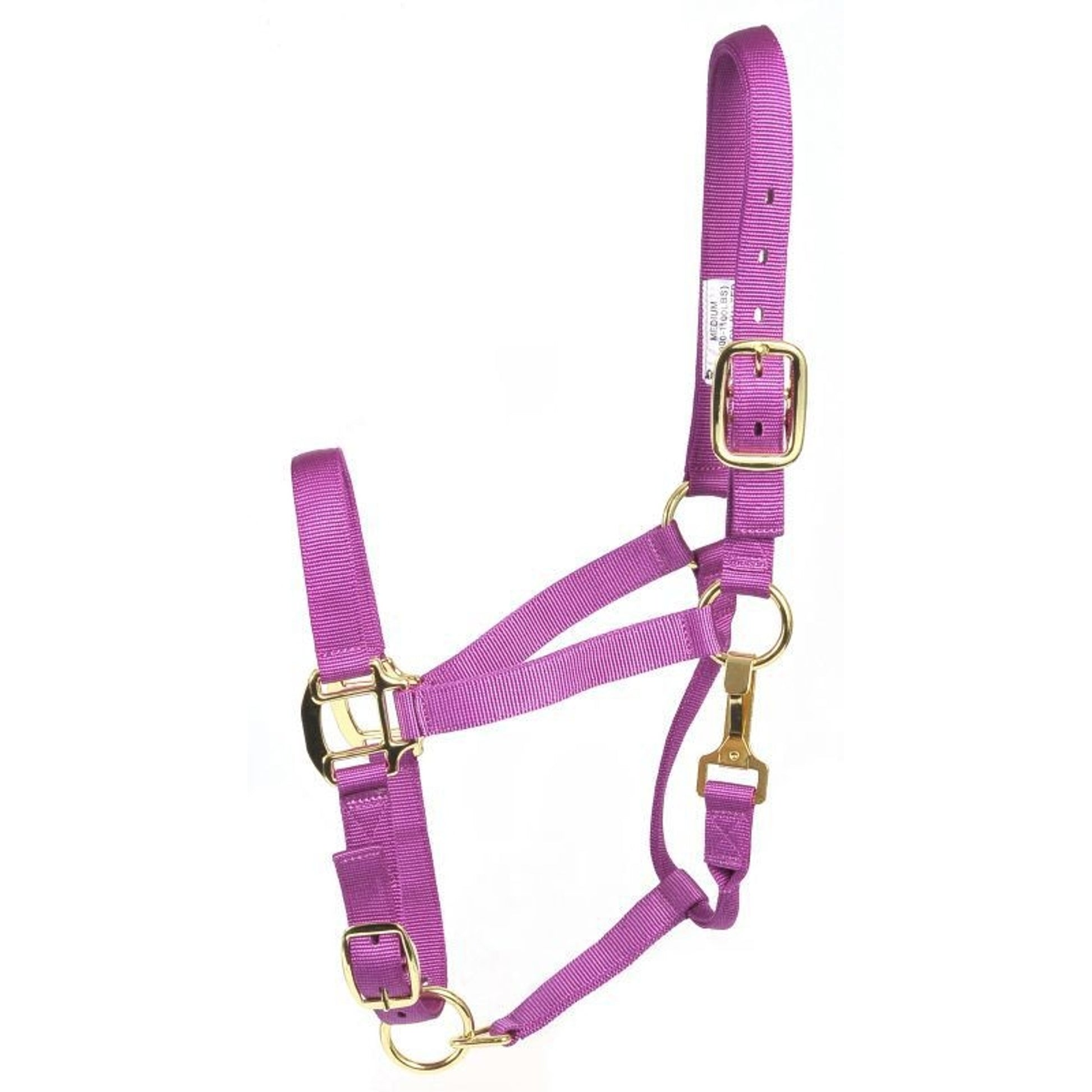 Deluxe 3-Ply Adjustable Nylon Halter with Snap