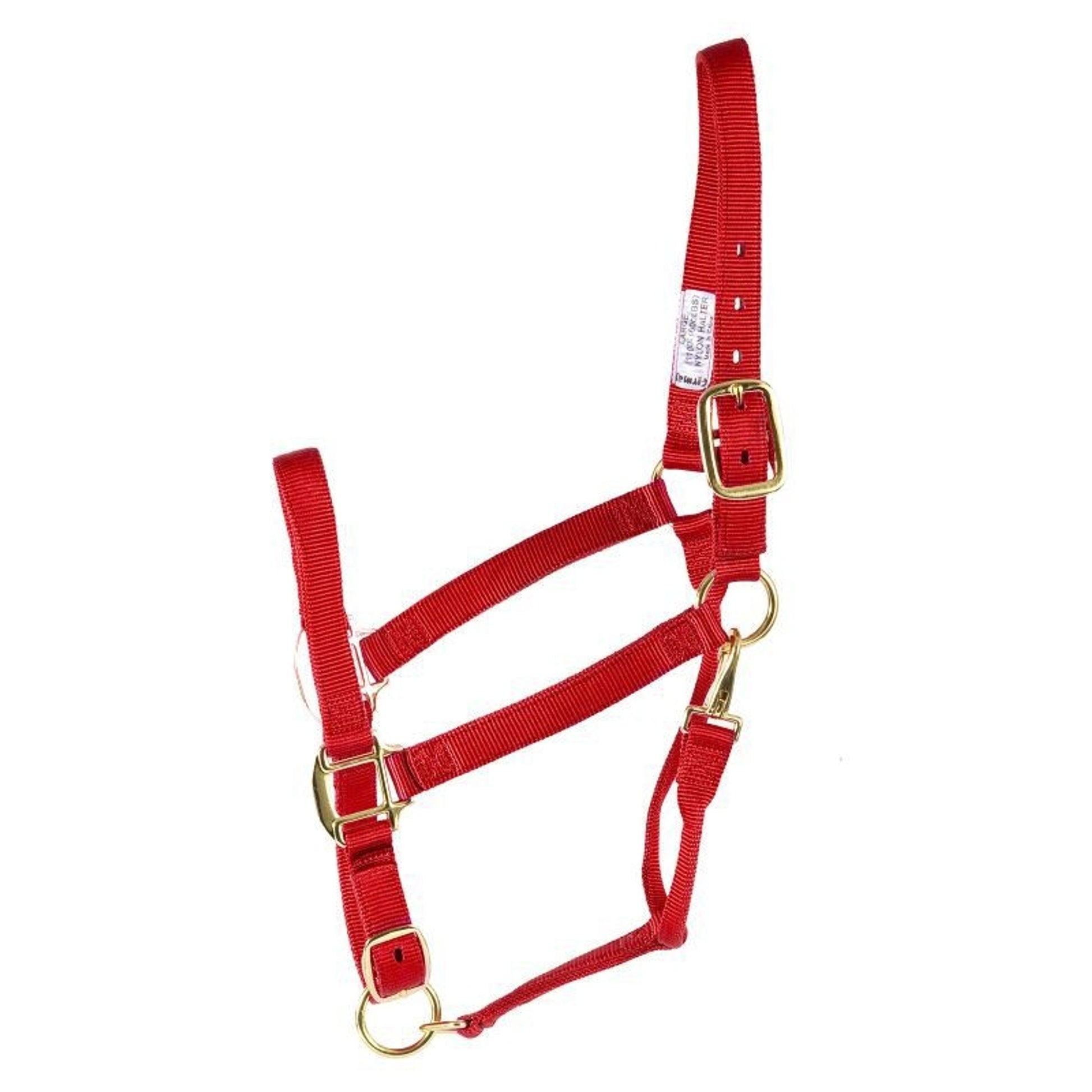 Deluxe 3-Ply Adjustable Nylon Halter with Snap