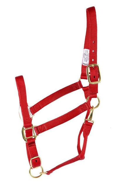 Deluxe 3-Ply Adjustable Nylon Halter with Snap