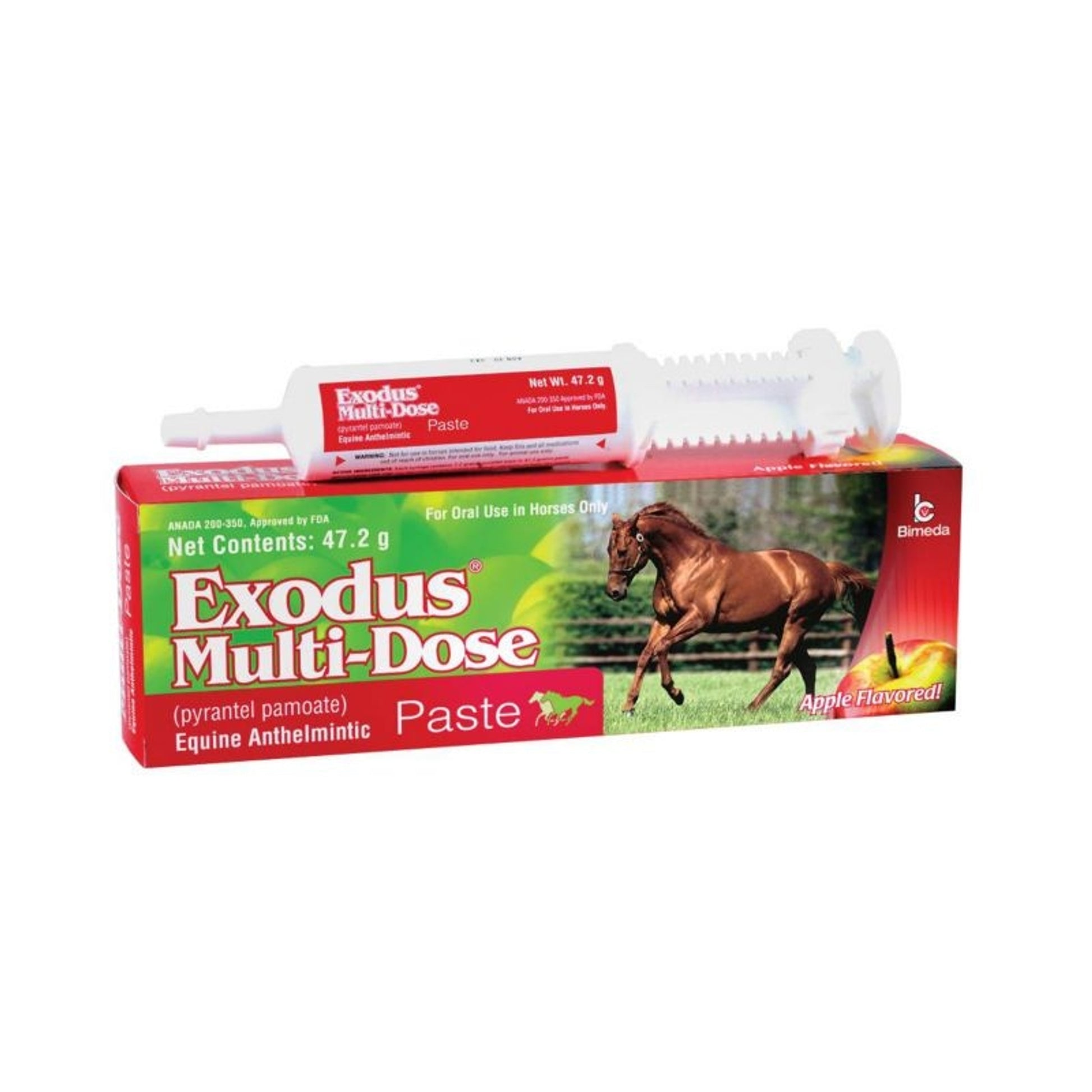 Exodus 47.2g Multi-Dose Pyrantel Pamoate Wormer