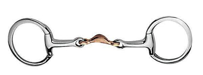 Korsteel Copper 1/4 Moon Mouth Eggbut Snaffle