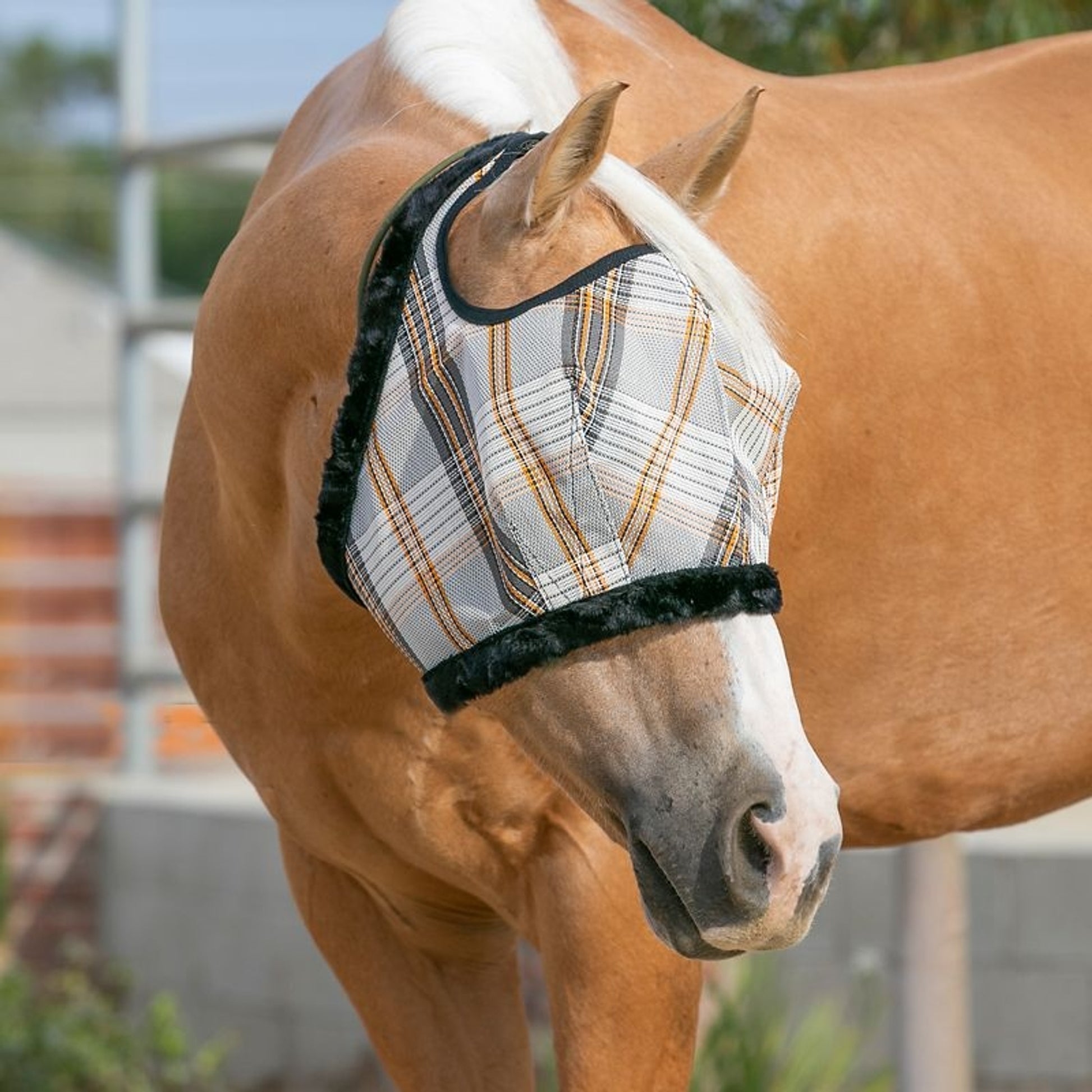Kensington Signature Draft Fly Mask with Plush Fleece