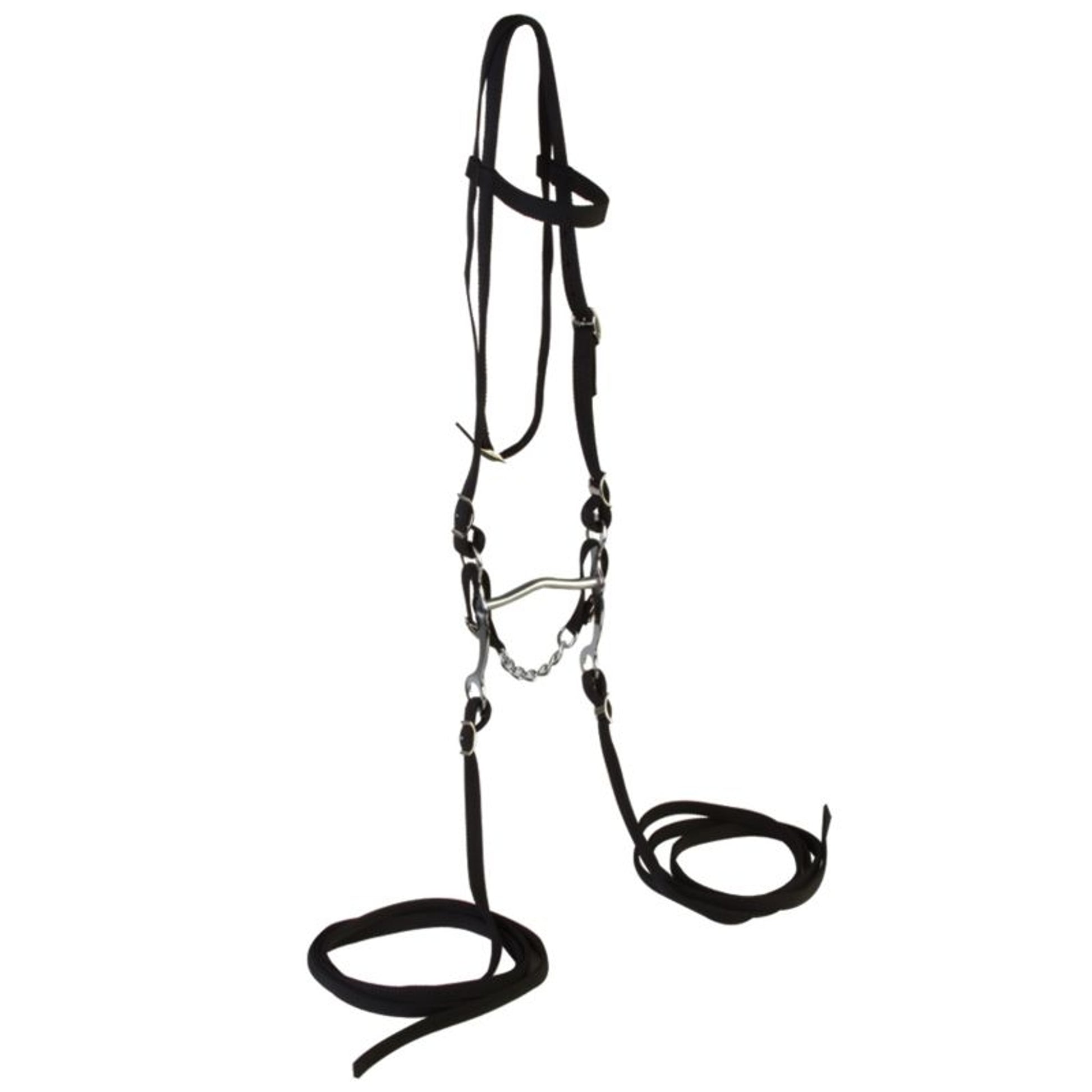 Western Poly Browband Headstall Set with Reins