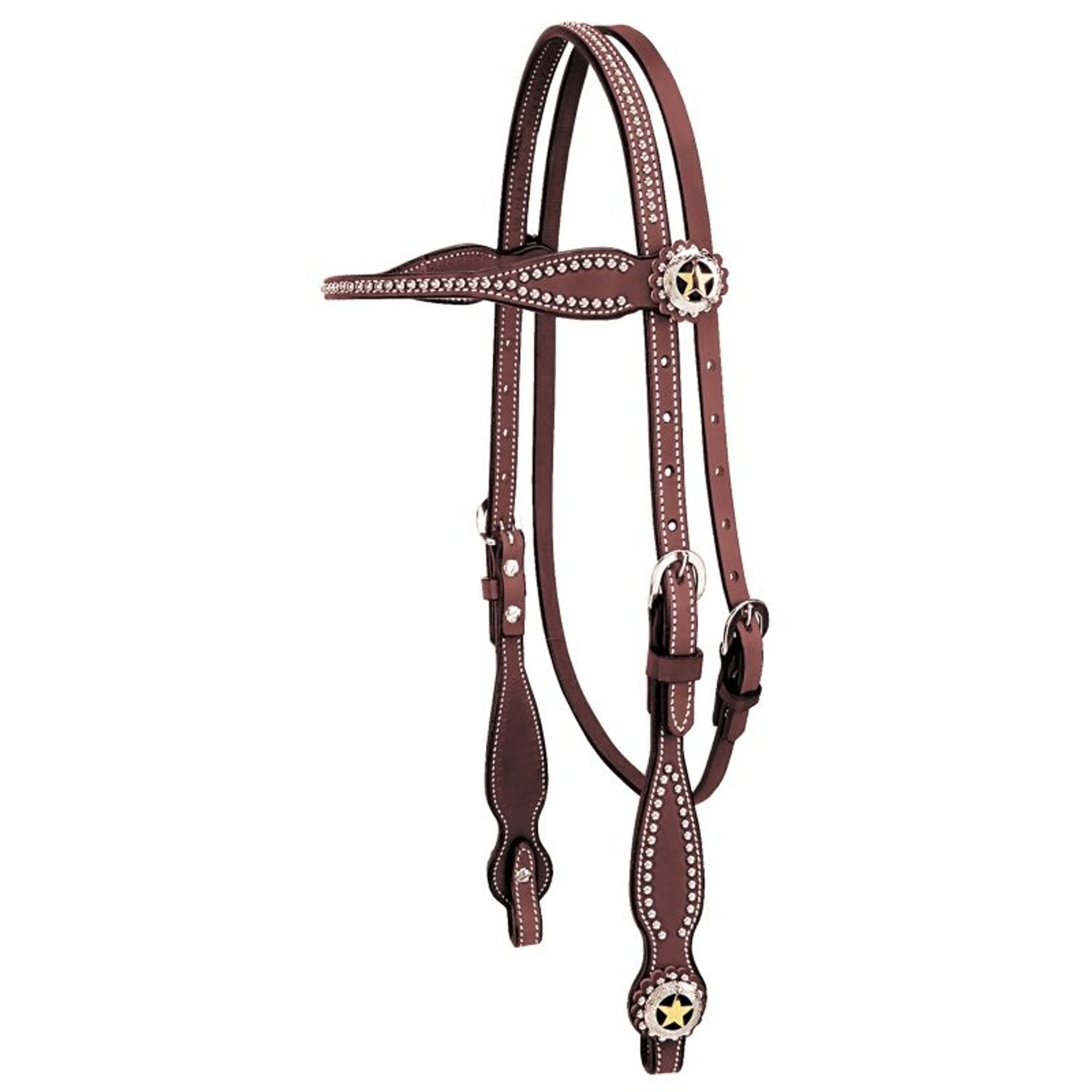 Weaver Texas Star Browband Headstall