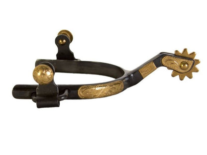 Western BS Brass Overlay 10pt Spurs