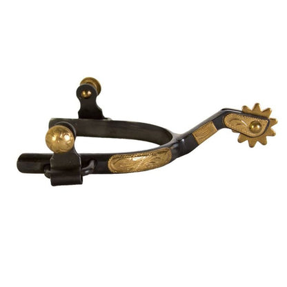 Western BS Brass Overlay 10pt Spurs