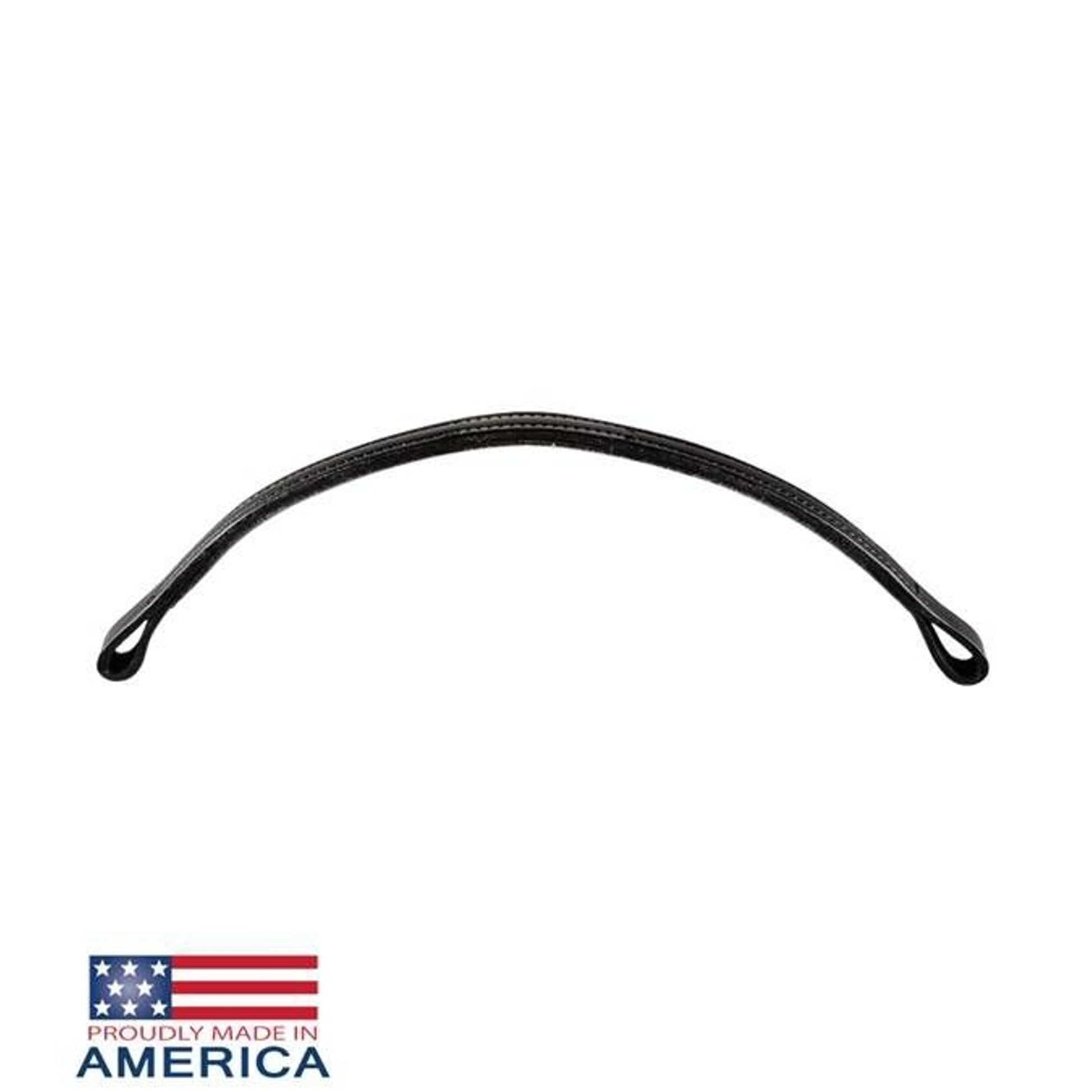 Featherweight Leather Browband Black