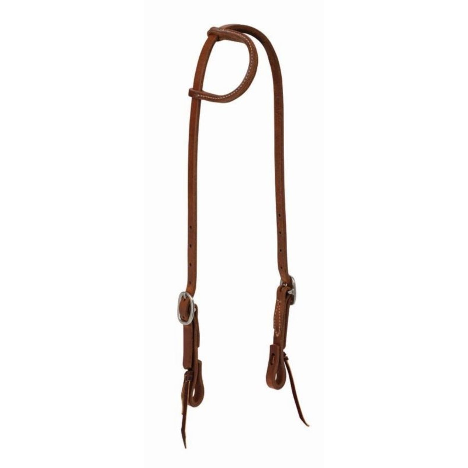 Weaver Protack Sliding Ear Headstall 5/8 Russet