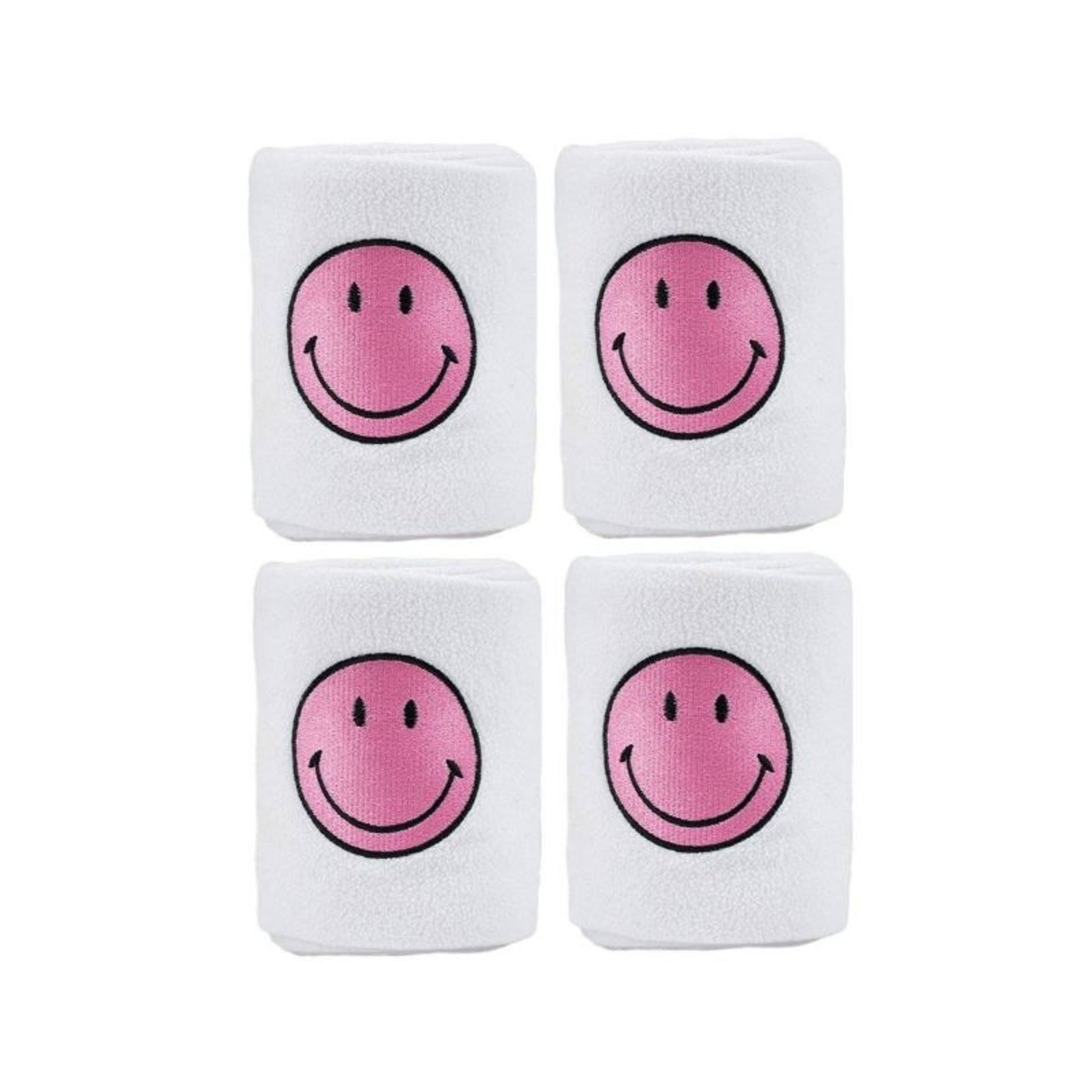Lettia Smiley Polo Wraps White/Pink 108In L x 5Inw